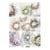 Tags éléments décoratif en papier à découper scrapbooking SPRING BOUQUET 310