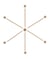 Mobile Étoile en Bois 30 cm – Rico Design Marron