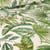 Tissu Toile de Coton Feuilles de palmiers sur fond Ecru