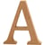 Lettre, A, H : 13 cm, ép. 2 cm, 1 pièce