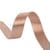 Bobine 40m ruban satin double face fabriqué en France marron clair