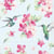 Lot de 4 serviettes en papier découpage collage 33 cm OISEAU FLEUR ROSE
