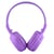 Casque Audio Sans Fil Stéréo Écran LCD Lecteur Voyant Lumineux Radio Fm Violet YONIS