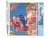 Peinture par Numéro Figured'Art - Couple d'oiseaux bleus - Kit de Loisir Créatif DIY Numéro d'Art Complet - 40x50cm sans châssis en bois
