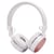 Casque Audio Sans Fil Bluetooth Pliable Avec Radio FM Et Appels Mains Libres Rose YONIS