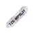 Tape lamined White  grey 12 mm - P-Touch
