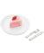 Gâteau à la fraise miniature dans assiette + couverts - Rico Design Bois
