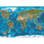 Puzzle carte du monde : les merveilles du monde 1000 pieces - collection monument et pays - educa 19022