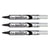 Lot de 3 marqueurs tableau blanc effaçables - PENTEL MAXIFLO MWL5S - Pointe ogive fine 2,0 mm - Noir