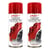 Lot de 2 sprays de peinture pour étrier - rouge - Amt