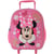 Sac à dos à roulettes Minnie Flowers 3D 32 CM Maternelle