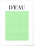 Affiche Vert d'Eau | A3 : 29,7x42cm
