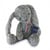 Lapin en peluche Alexandre gris 50 cm - Maïlou Tradition