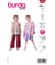 Patron Burda 9195 - Chemisier taille n°FR 4-11 ANS
