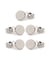 Lot de 5 boutons Plat à queue