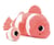 Peluche poisson-clown Bigou maman et son bébé corail