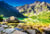 Puzzle 1500 pièces - Lever du Soleil sur Morskie Oko, Pologne - Castorland