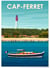 Affiche ville Cap-Ferret 3 | A3 : 29,7x42cm