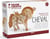 Cheval – Maquette en bois 3D mecanique a assembler - Graine Creative - Rouge