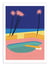 Affiche 30 x 40 cm - Malibu Beach - Rosi Feist