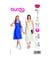 Patron Burda 5736 - Robe taille n°fr 38-48