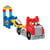 Jeu de construction Mattel Camion de Course Mega Bloks Multicolore