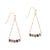 Boucles d'oreilles Piana en pierres Agate Aquatique - Sloya