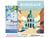 Peinture par Numéro Figured'Art avec Cadre - Affiche Vintage Bordeaux - Kit de Loisir Créatif DIY Numéro d'Art Complet - 40x50cm toile tendue sur châssis