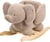 Bascule Teddy l'éléphant taupe - Nattou