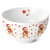 Bol en porcelaine fine pain d'épices de Noël