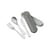 Couverts transportables - Cuillère - Fourchette - Lame - Inox - Boîte grise - Maped