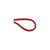 Bobine 25m Cordon tricoté 4.5mm rouge et blanc