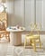 Chaise pour Enfant Jaune en Rotin Intérieur Chambre Salle de Jeux Fait à la Main Style Boho