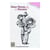 Tampon transparent scrapbooking Nellie's choice VASE DE ROSES 013