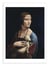 Affiche 50 x 70 cm -  Lady With an Ermine 1490 - Leonardo da Vinci
