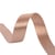 Bobine 25m ruban satin double face Marron Clair fabriqué en France