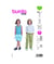 Patron Burda 9224 - Pantalon cargo pour enfants taille n°FR 3-8