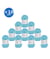 Lot de 10 pelotes QUATTRO de Lang Yarns – 500 g de coton mercerisé 79 Bleu