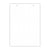 Bloc de 30  fiches bristol 148X210 perforées UNI  blanc