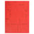 Paquet de 25 dossiers de procédure carte lustrée 25x32cm - Rouge - x 5 - Exacompta