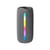 Enceinte Bluetooth LED 10W Son 360° Protection Mesh TWS FM Gris YONIS