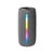 Enceinte Bluetooth LED 10W Son 360° Protection Mesh TWS FM Gris YONIS