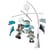 Mobile Tissu Musical en velours Bleu