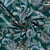 Tissu Jersey Viscose digital cachemire Bohème sur fond Vert foncé