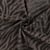 Tissu Polyviscose Kaia zebré Noir sur fond Marron chocolat