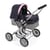 Poussette pour poupée SMARTY mélange gris bleu marine