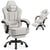 Chaise gaming ergonomique - GTPLAYER - Tissu blanc
