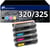Pack 4 Toners compatible BROTHER TN-325 - 123CONSOMMABLES