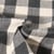 Tissu Toile de Lin Célestin enduit  noir sur fond Blanc - Au mètre