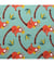 Tissu coton enfant singe de 150 cm de largeur Bleu vendu par 50 cm
